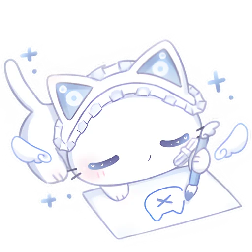 🎨 Стикер «Ангел Чиронеко» для Telegram
