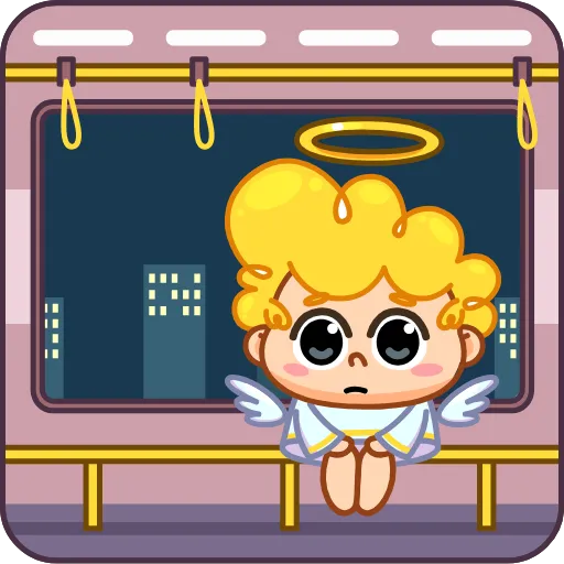 🚇 Эмодзи «Angel» для Telegram