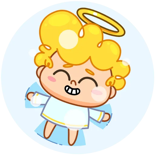 😇 Эмодзи «Angel» для Telegram