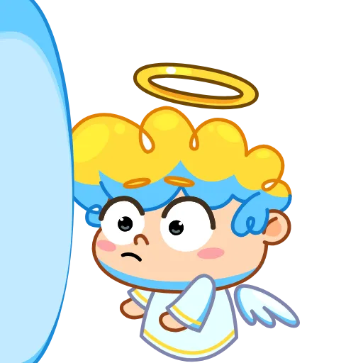 😒 Эмодзи «Angel» для Telegram
