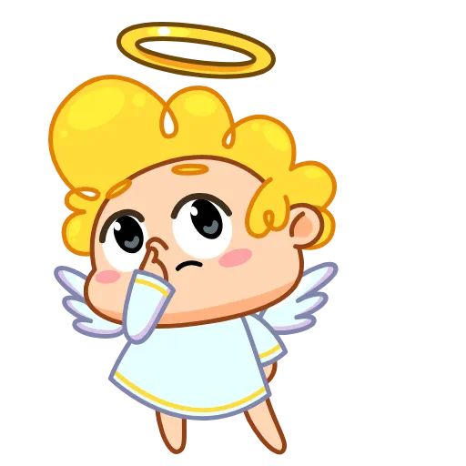 Эмодзи Angel для Telegram — скачать