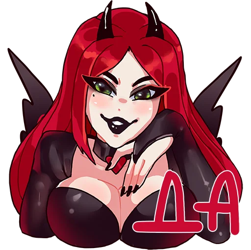 Стикерпак Angel &amp; Demon для Telegram — скачать