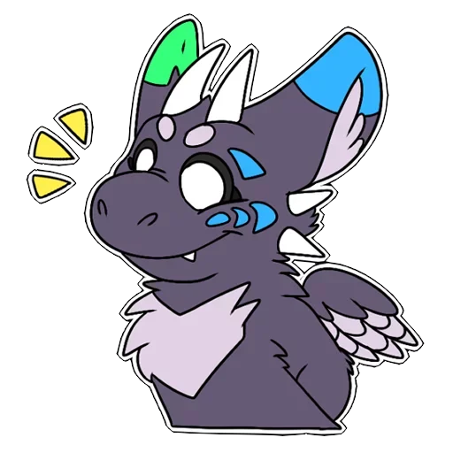 Стикерпак Angel Dragon для Telegram — скачать