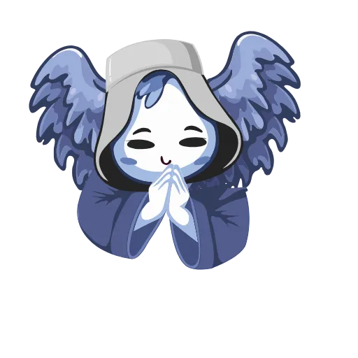 🙏 Эмодзи «Angel Drainer» для Telegram