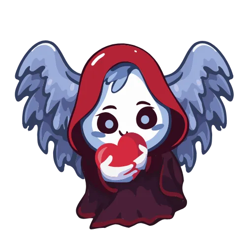 🖤 Эмодзи «Angel Drainer» для Telegram