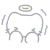 😫 Эмодзи «ᯇ ᥫ ʾʾ» для Telegram