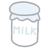 🥛 Эмодзи «ᯇ ᥫ ʾʾ» для Telegram