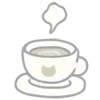 ☕️ Эмодзи «ᯇ ᥫ ʾʾ» для Telegram