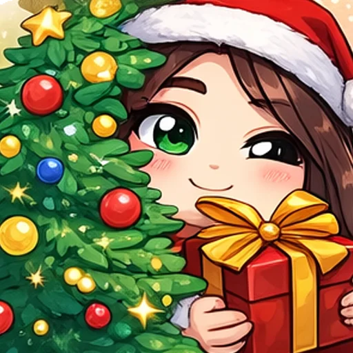 🎄 Стикер «Angelina» для Telegram