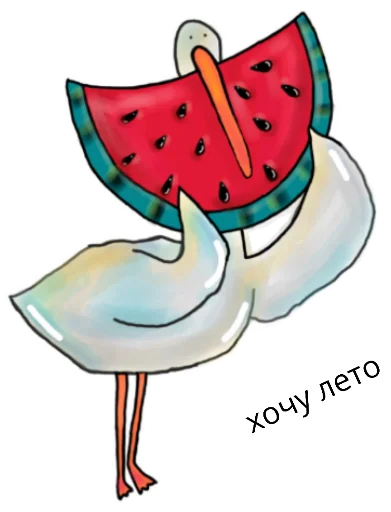 🍉 Стикер «Гусик» для Telegram