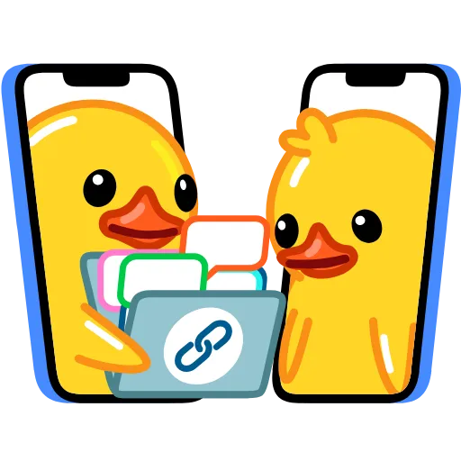 ✋ Стикер «Duck Tails» для Telegram