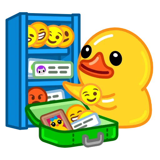 👕 Стикер «Duck Tails» для Telegram