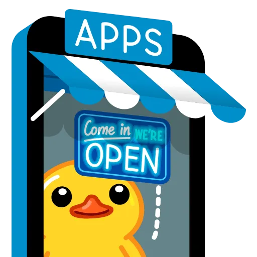 👋 Стикер «Duck Tails» для Telegram