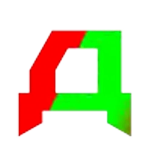 🤩 Эмодзи «Краснозеленый шрифт» для Telegram