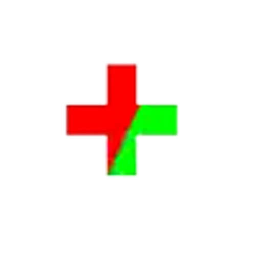 🤩 Эмодзи «Краснозеленый шрифт» для Telegram