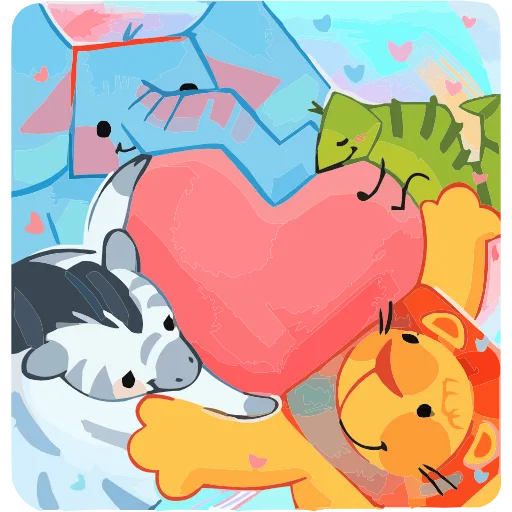 🥰 Эмодзи «Животная братва» для Telegram