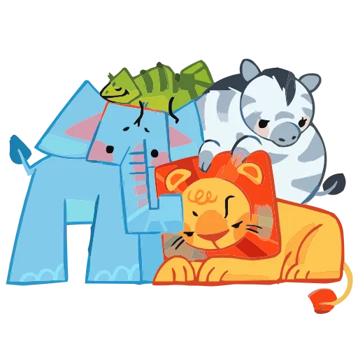 🙂 Эмодзи «Животная братва» для Telegram