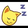 😴 Эмодзи «animal jam cat» для Telegram