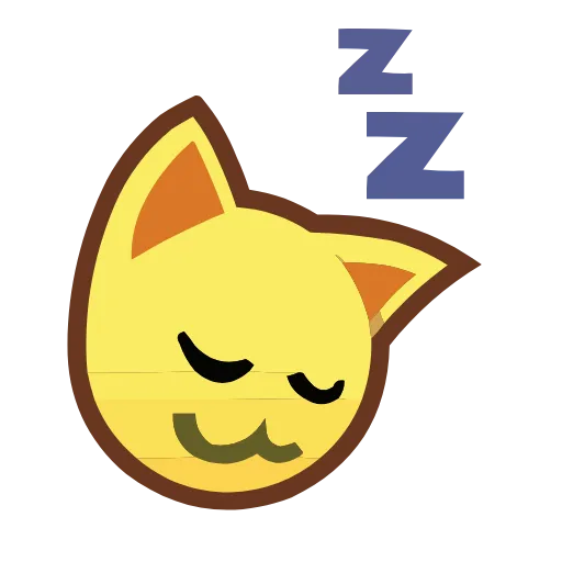 😴 Эмодзи «animal jam cat» для Telegram