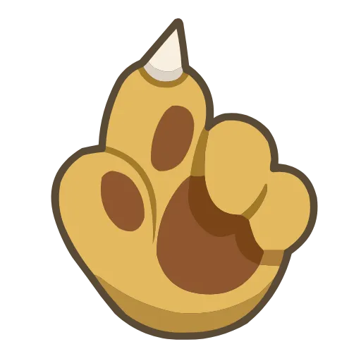 ☝️ Эмодзи «animal jam cat» для Telegram