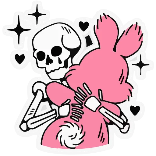 🫂 Эмодзи «Зверушки-татушки» для Telegram