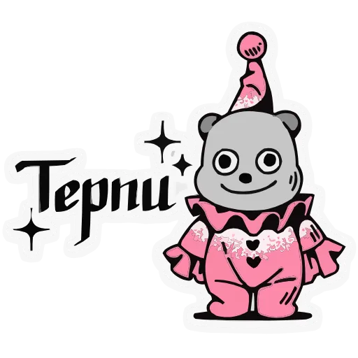 Стикерпак Зверушки-татушки для Telegram