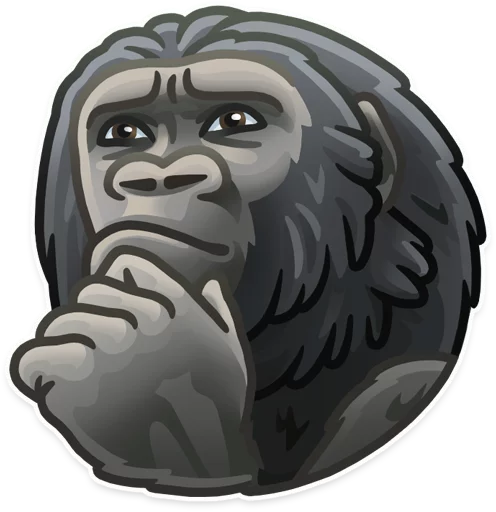 🐵 Стикер «Just zoo it» для Telegram