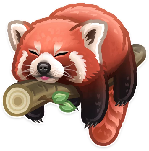 🐼 Стикер «Just zoo it» для Telegram