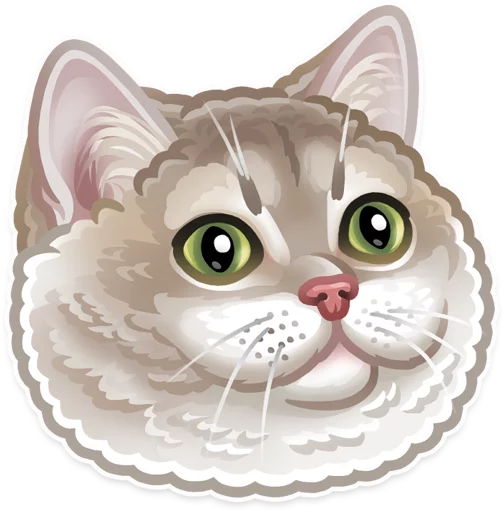 🐱 Стикер «Just zoo it» для Telegram