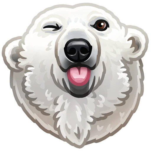 🐻‍❄️ Стикер «Just zoo it» для Telegram