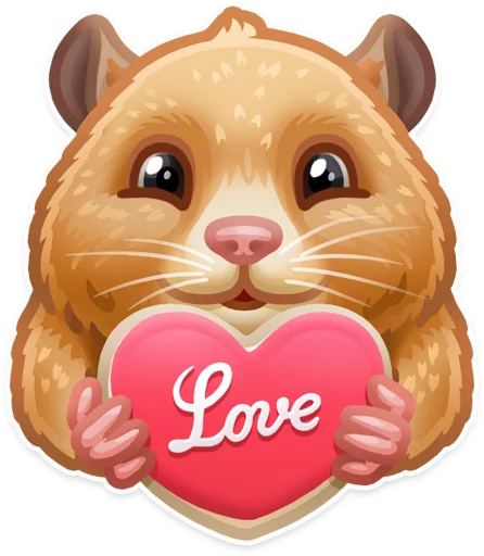 🐹 Стикер «Just zoo it» для Telegram
