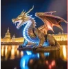 🤩 Эмодзи «Дракон Несёт Елочку» для Telegram