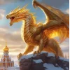 🤩 Эмодзи «Дракон Несёт Елочку» для Telegram