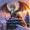 🤩 Эмодзи «Дракон Несёт Елочку» для Telegram