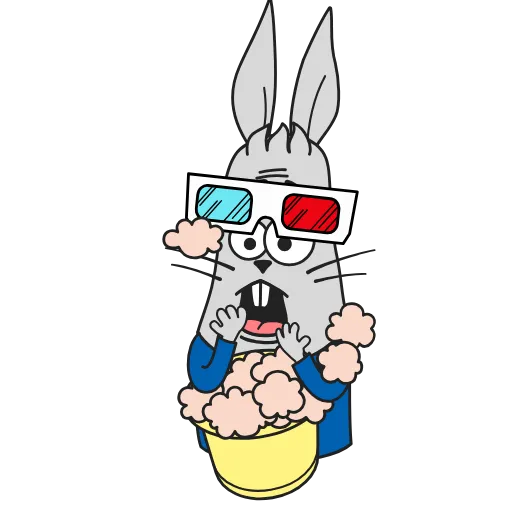 Стикерпак Animations Animals Sticks для Telegram — скачать