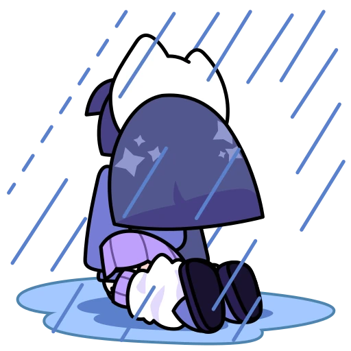 🌧 Эмодзи «Анимаша» для Telegram