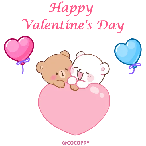 ❤ Стикер «Animated Milk and Mocha Bears» для Telegram