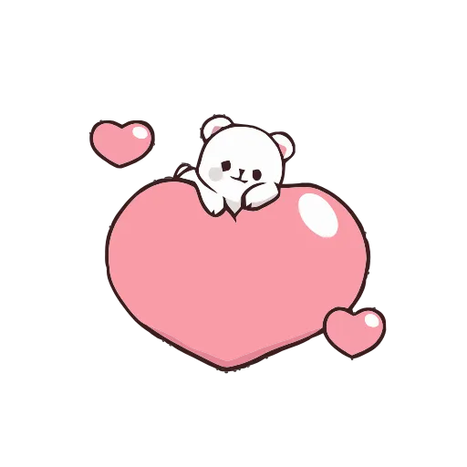❤ Стикер «Animated Milk and Mocha Bears» для Telegram