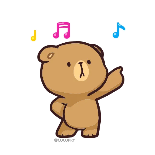🕺 Стикер «Animated Milk and Mocha Bears» для Telegram