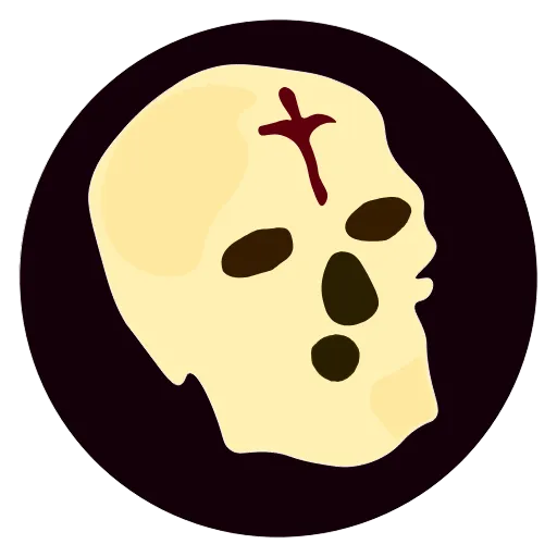 Стикерпак Animated Skull для Telegram — скачать