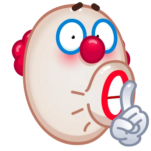 🤫 Стикер «Clowns» для Telegram