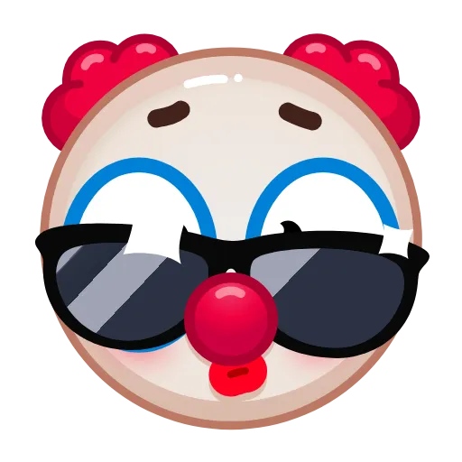 😎 Стикер «Clowns» для Telegram