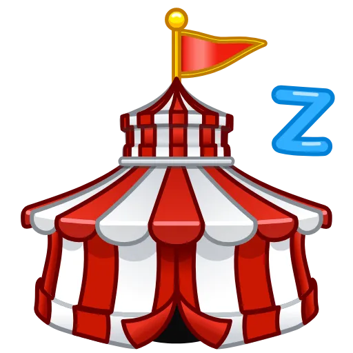 💤 Стикер «Clowns» для Telegram