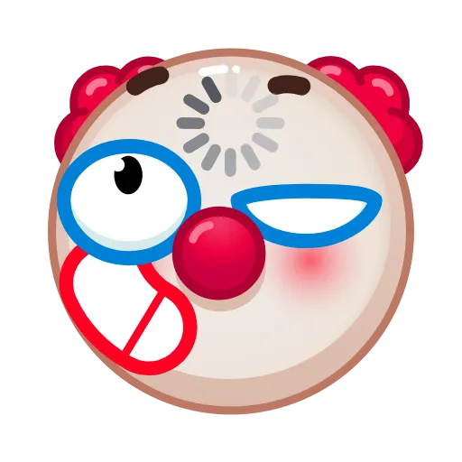 ⏳ Стикер «Clowns» для Telegram