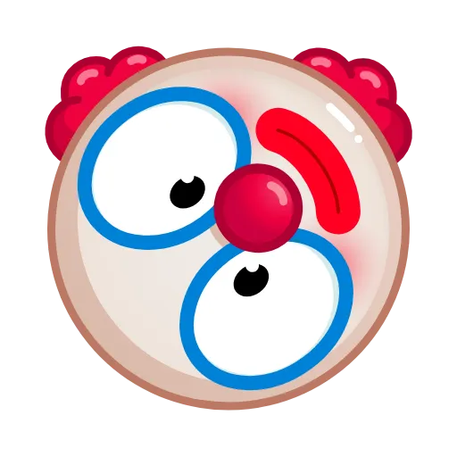 🙃 Стикер «Clowns» для Telegram