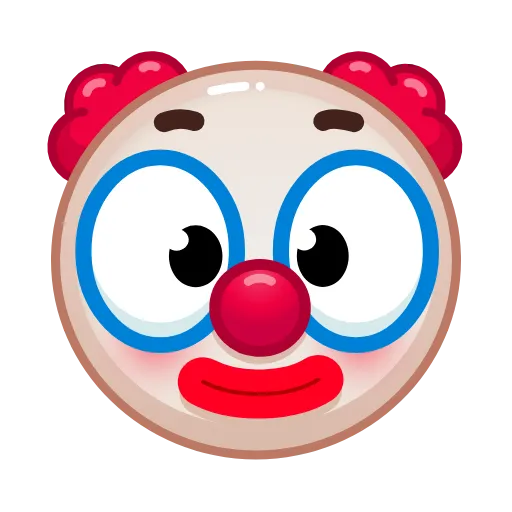 😘 Стикер «Clowns» для Telegram