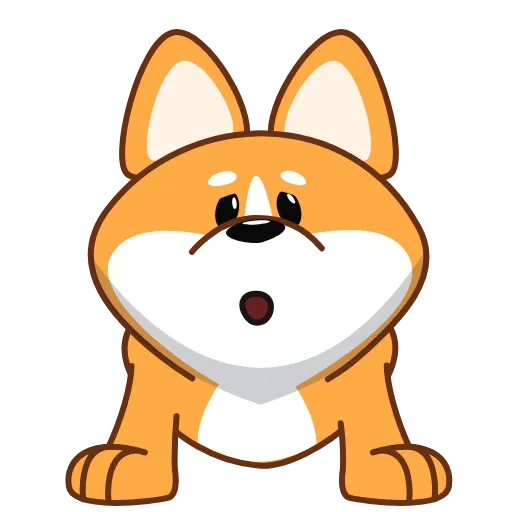 Стикерпак Корги для Telegram — скачать