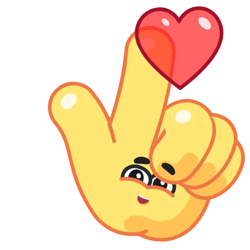 ❤ Стикер «Funny Hands» для Telegram