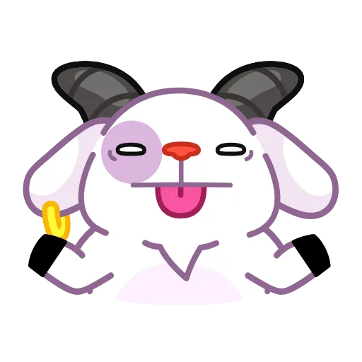 😝 Стикер «Козел» для Telegram