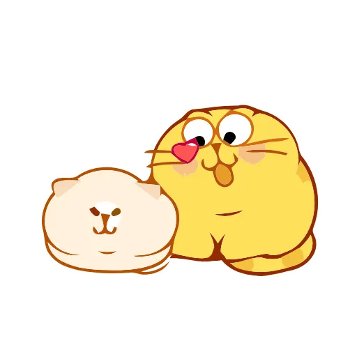 Стикерпак Animated Happy Kitty для Telegram — скачать